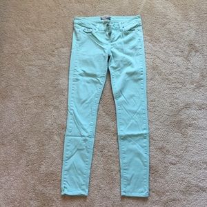 PAIGE | Peg Super Skinny | Mint Jeans